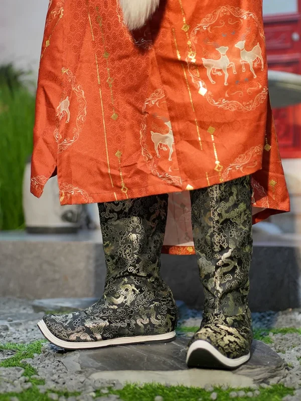 Dragon boots embroidered Hanfu shoes Ming-dynasty - Image 4