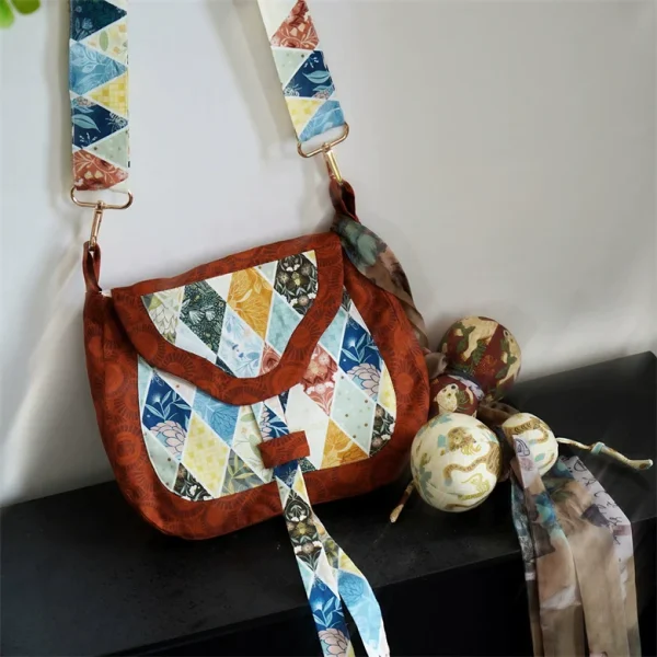 Huolang Bao 货郎包 Merchant's Bag Tang Dynasty Cotton Crossbody Satchel