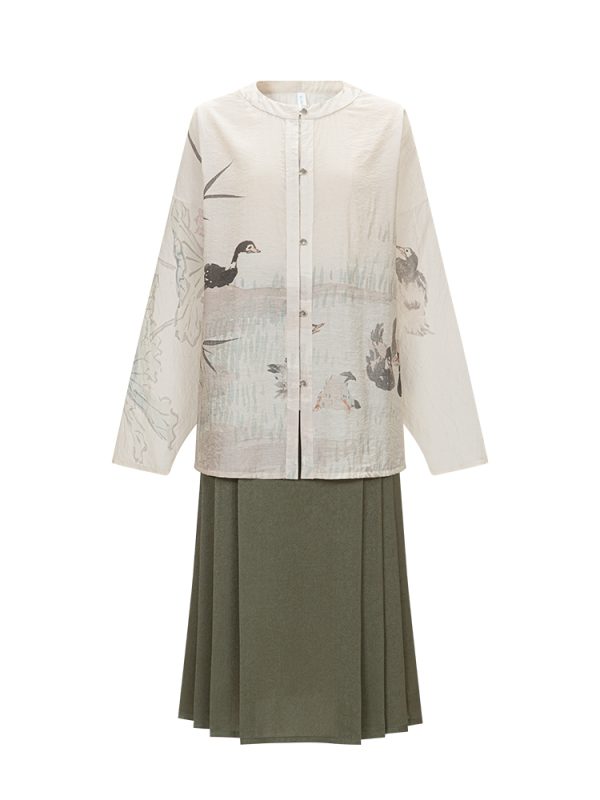 Ming Style Dress Women Modern Hanfu - Image 5