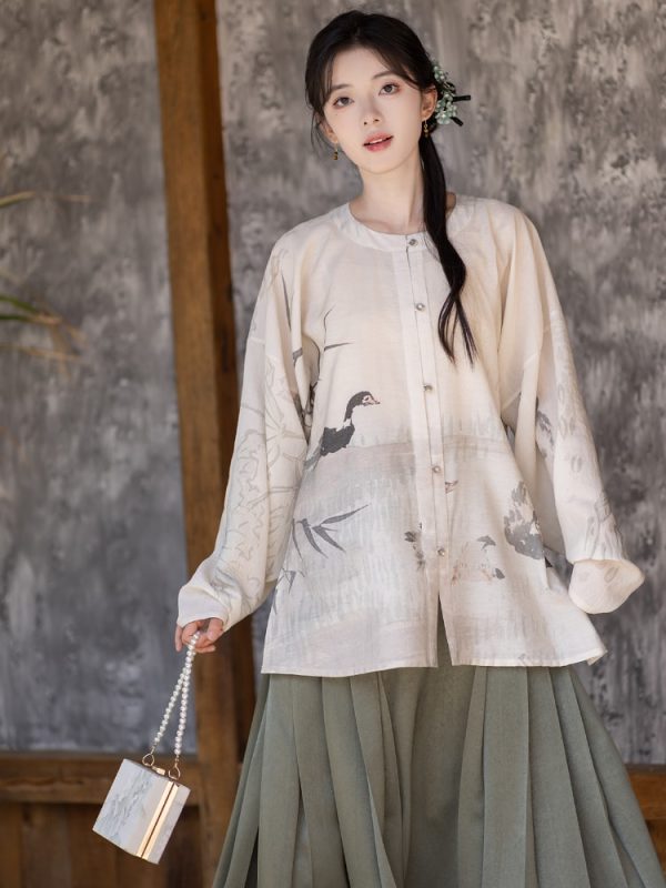 Ming Style Dress Women Modern Hanfu - Image 2